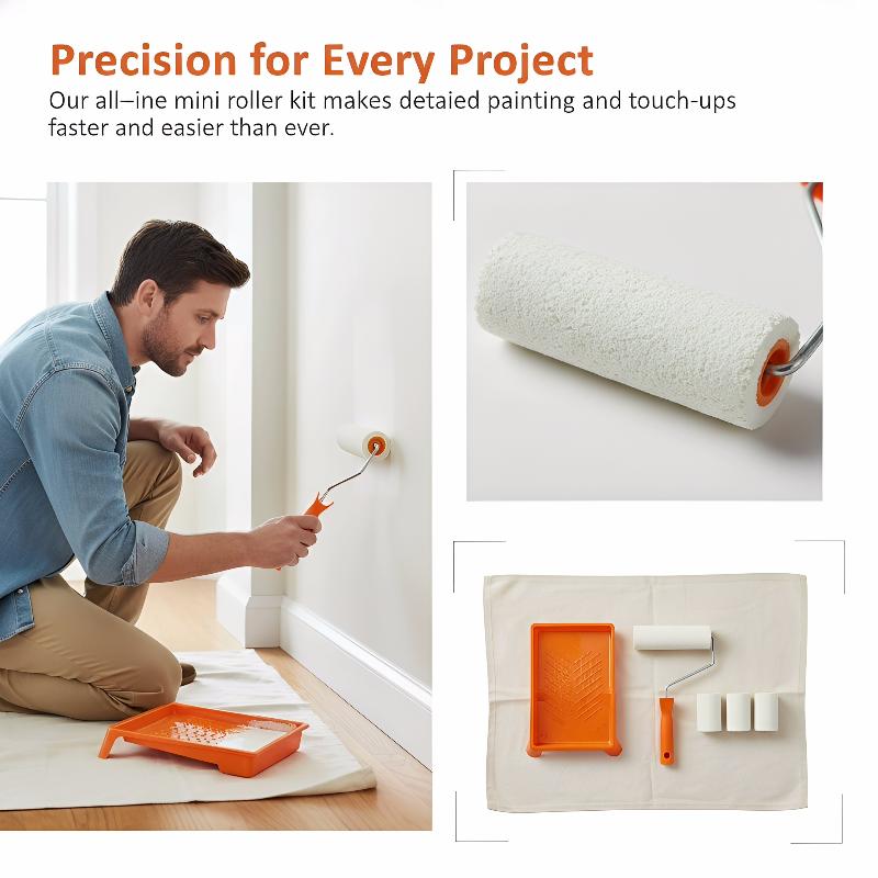 6Pcs Foam Paint Roller Kit 2 I - Home Improvement Ideas recension och pris