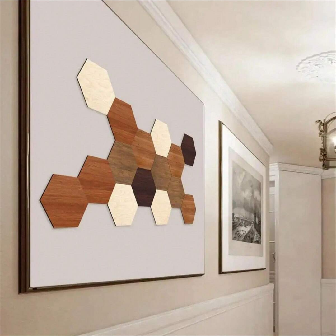 6PCS Hexagon Wall Decals, Self - Home Improvement Ideas recension och pris